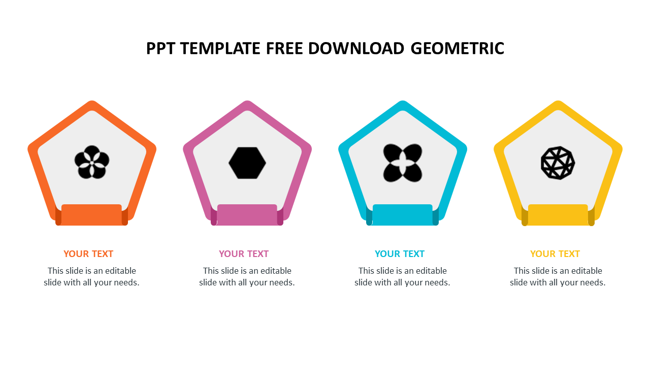 ppt template free download geometric